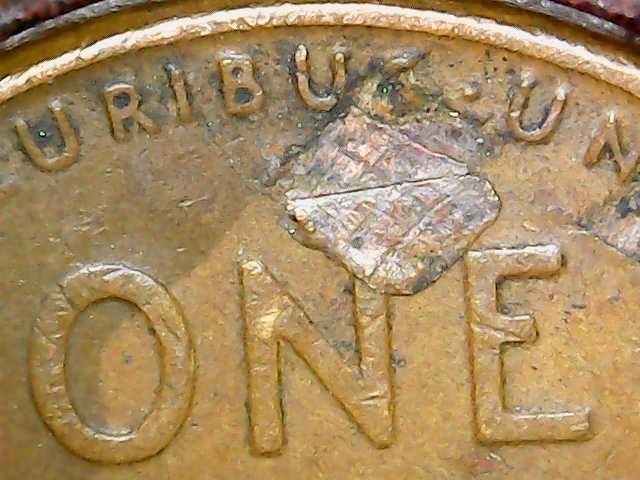 One Cent 1946 z błędem