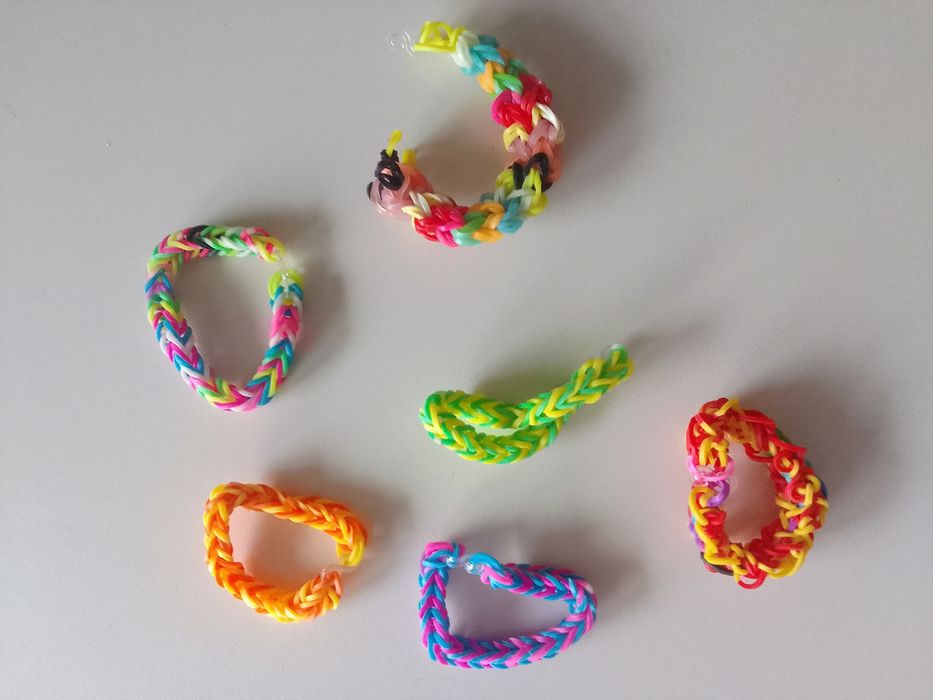 Великий набір резинок для плетіння та верстат