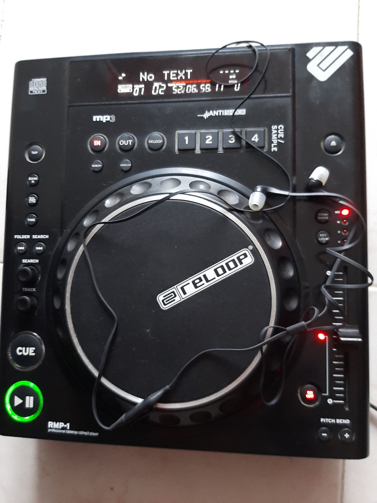 Aparelho som DJ marca reloop com cd impecavel