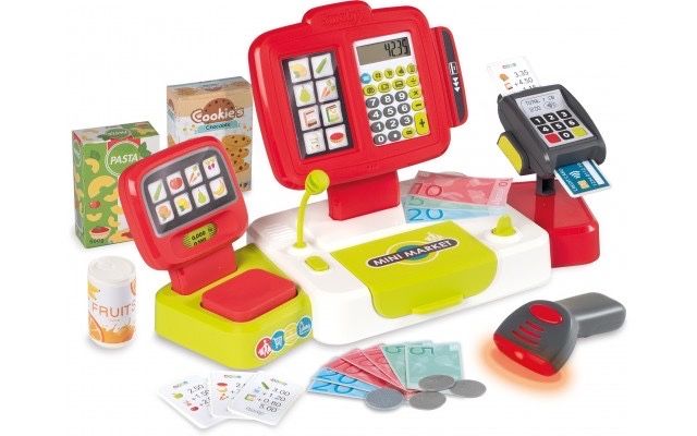 Интерактивная детская касса Smoby 350105 350107 350108