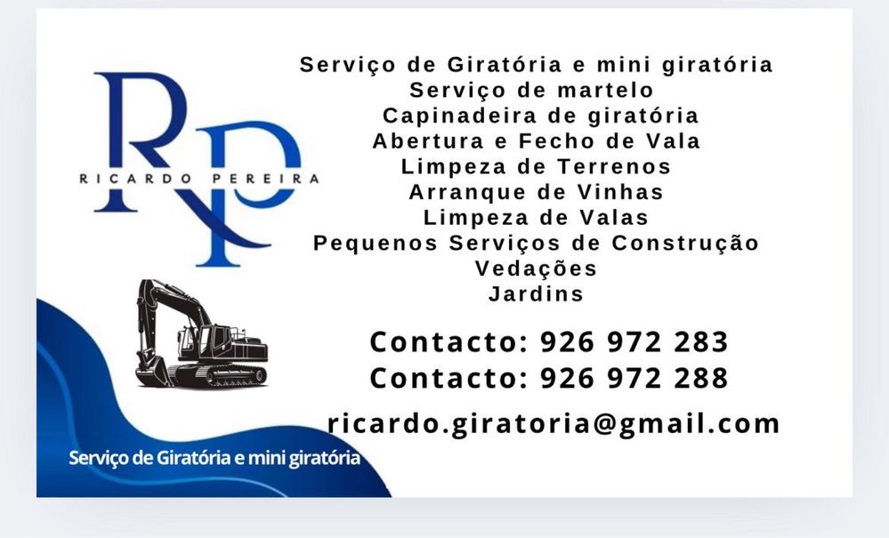 Limpeza de terreno giratoria