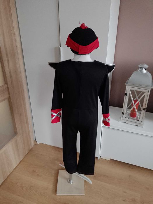 NOWY strój karnawałowy NINJA WOJOWNIK kostium przebranie 122/128 (1)