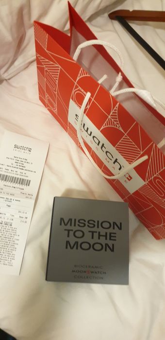 Omega Swatch Mission to the Moon *Novo com Fatura