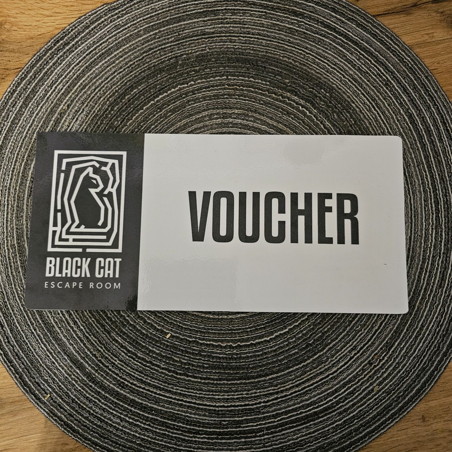 Voucher do Black Cat Escape room wartość 550 zł