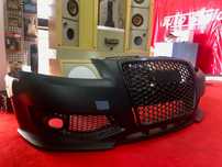 PARA-CHOQUES FRONTAL AUDI A3 8P 04-08 LOOK RS3 CROMADO PRETO