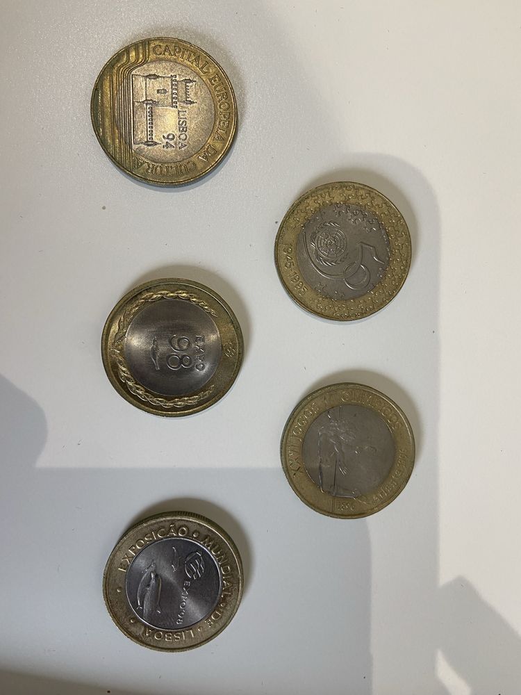 Moedas comemorativas 200 escudos