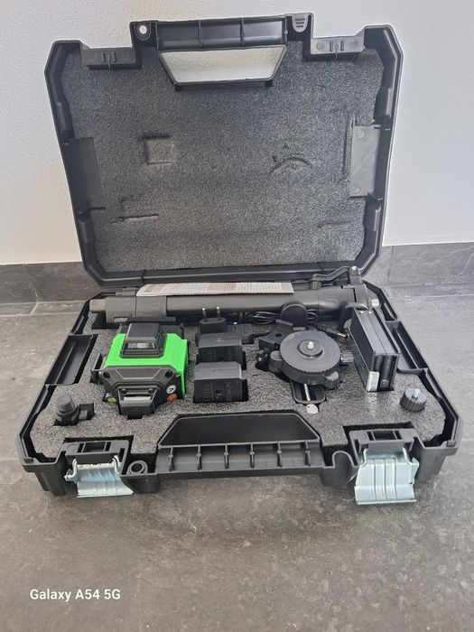 Nível laser 16 linhas + tripé 2 baterias Autonivelante NOVO