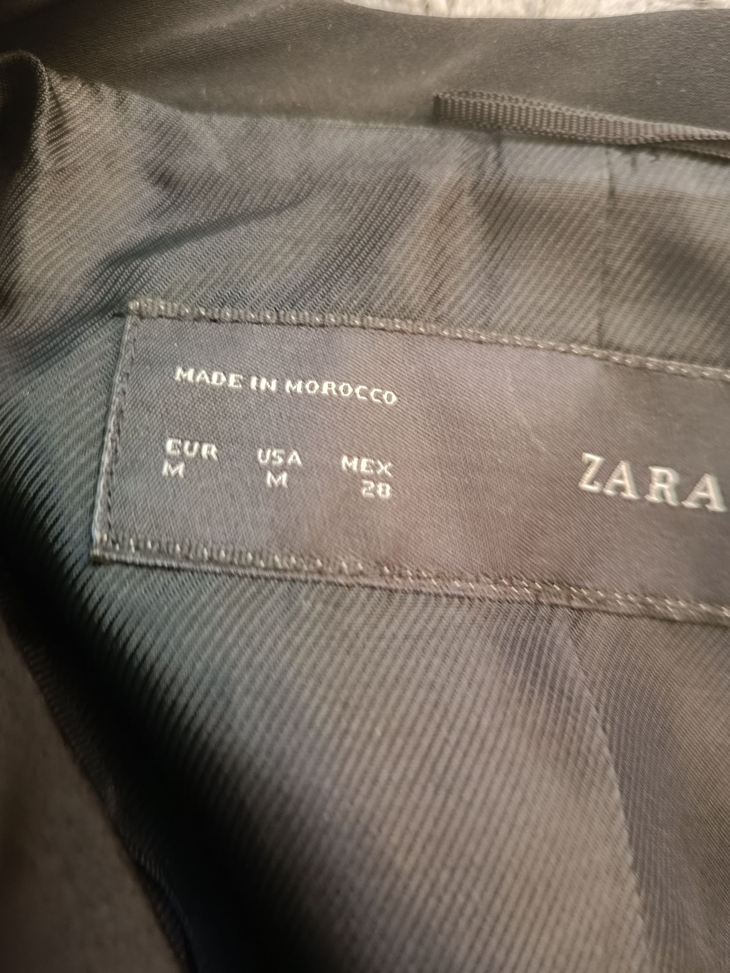 Czarna marynarka Zara r.M