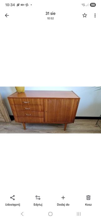 Komoda  vintage prl
