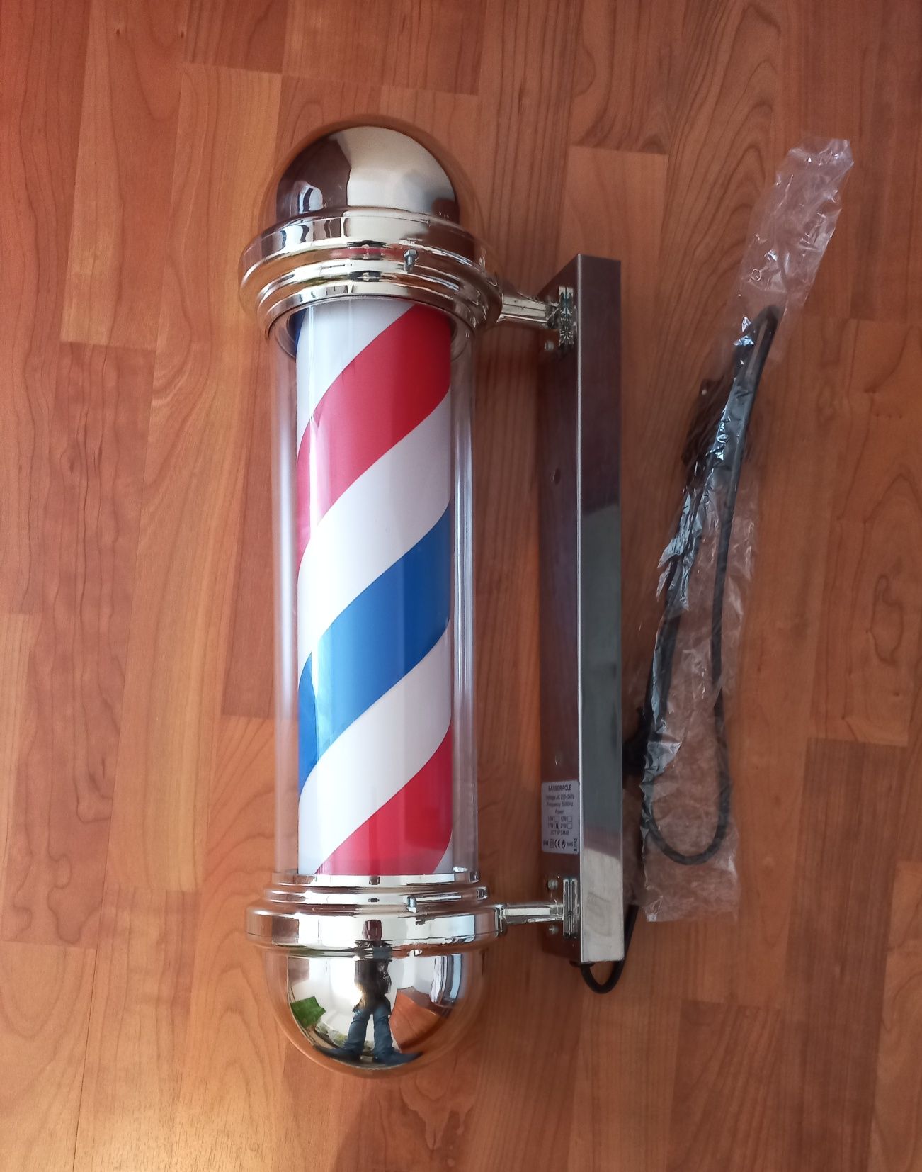 Barber pole, Poste barbearia.