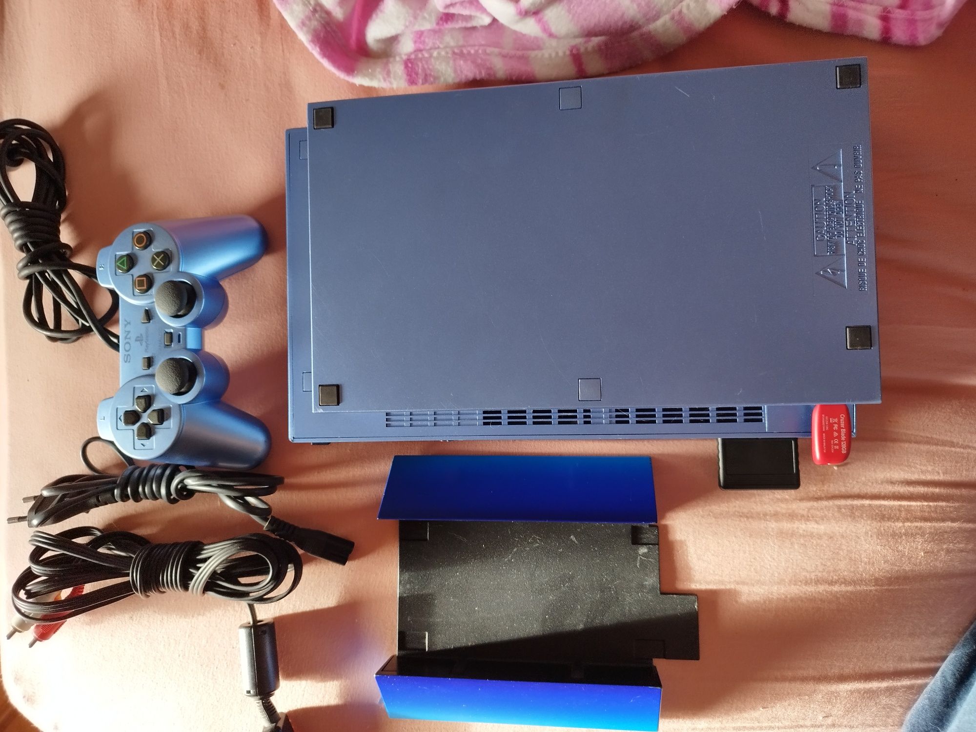 Playstation 2 edición  aqua blue