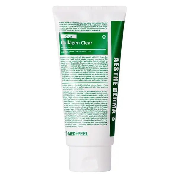 Заспокійлива і глибоко очищуюча пінка Medi-Peel Green Cica Collagen