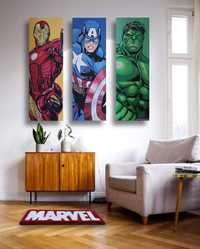 Obrazy i dywany kolekcja Marvel, wystrój pokoju dziecka,prezent