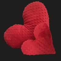 Poduszki w kształcie serca