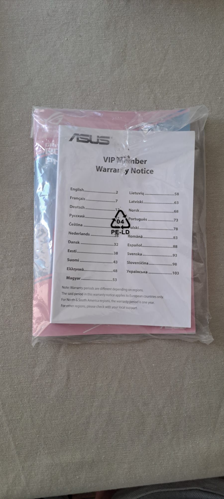 Asus ROG Strix Fusion 300 Pink LTD