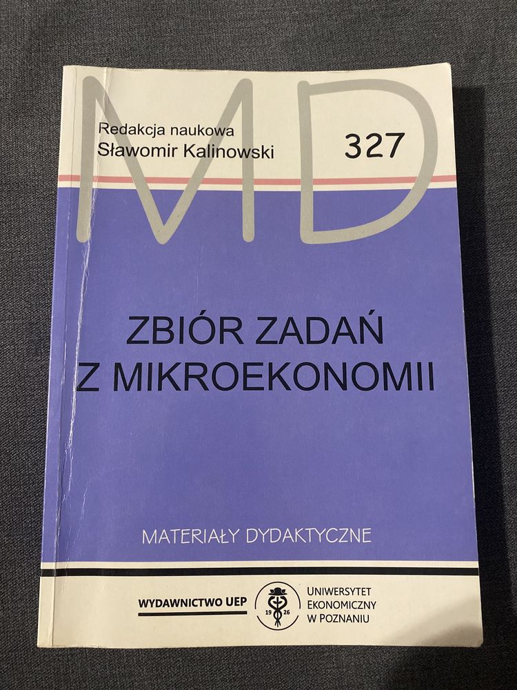 Zbiór zadań z mikroekonomii MD 327