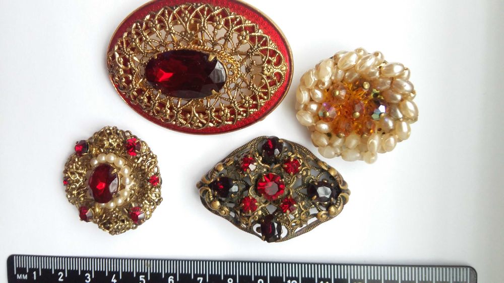 Брош винтаж 6 шт