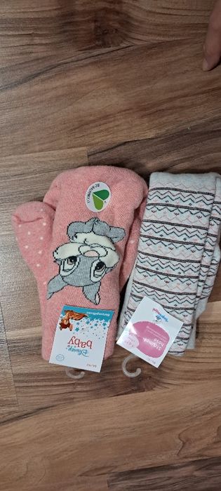 Nowe rajstopy zimowe 86/92 disney