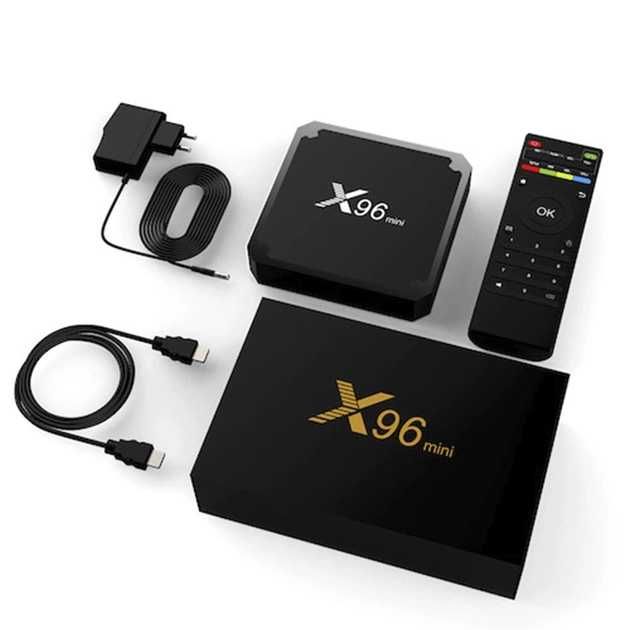 Смарт тв приставка, Android tv box, X96mini 4/32 Android 12.5 X96 макс