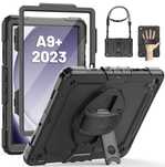 Pancerne Etui ARMOR 360° Black do Samsung Galaxy Tab A9+ Plus 11