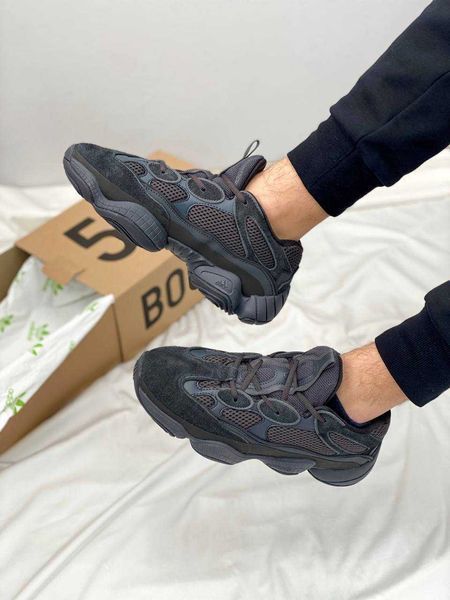Кросівки Adidas Yeezy Boost 500 Black premium