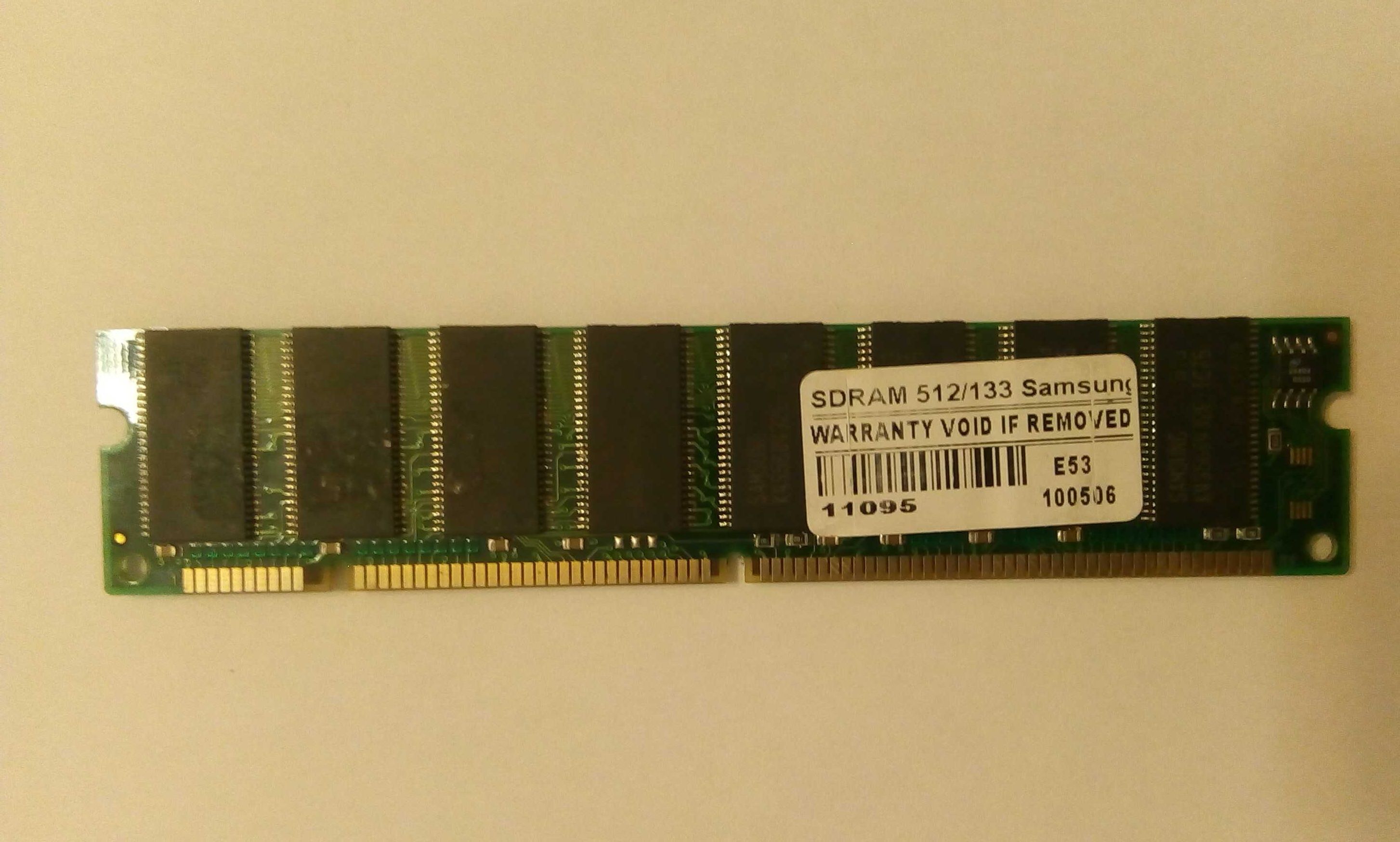 Memória SDRAM 512 Pc133