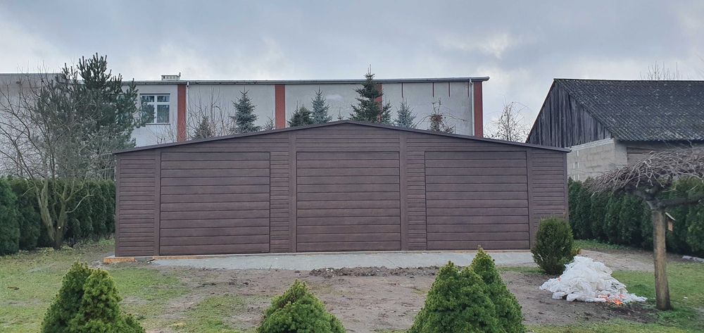 Garaże drewnopodobne garaz