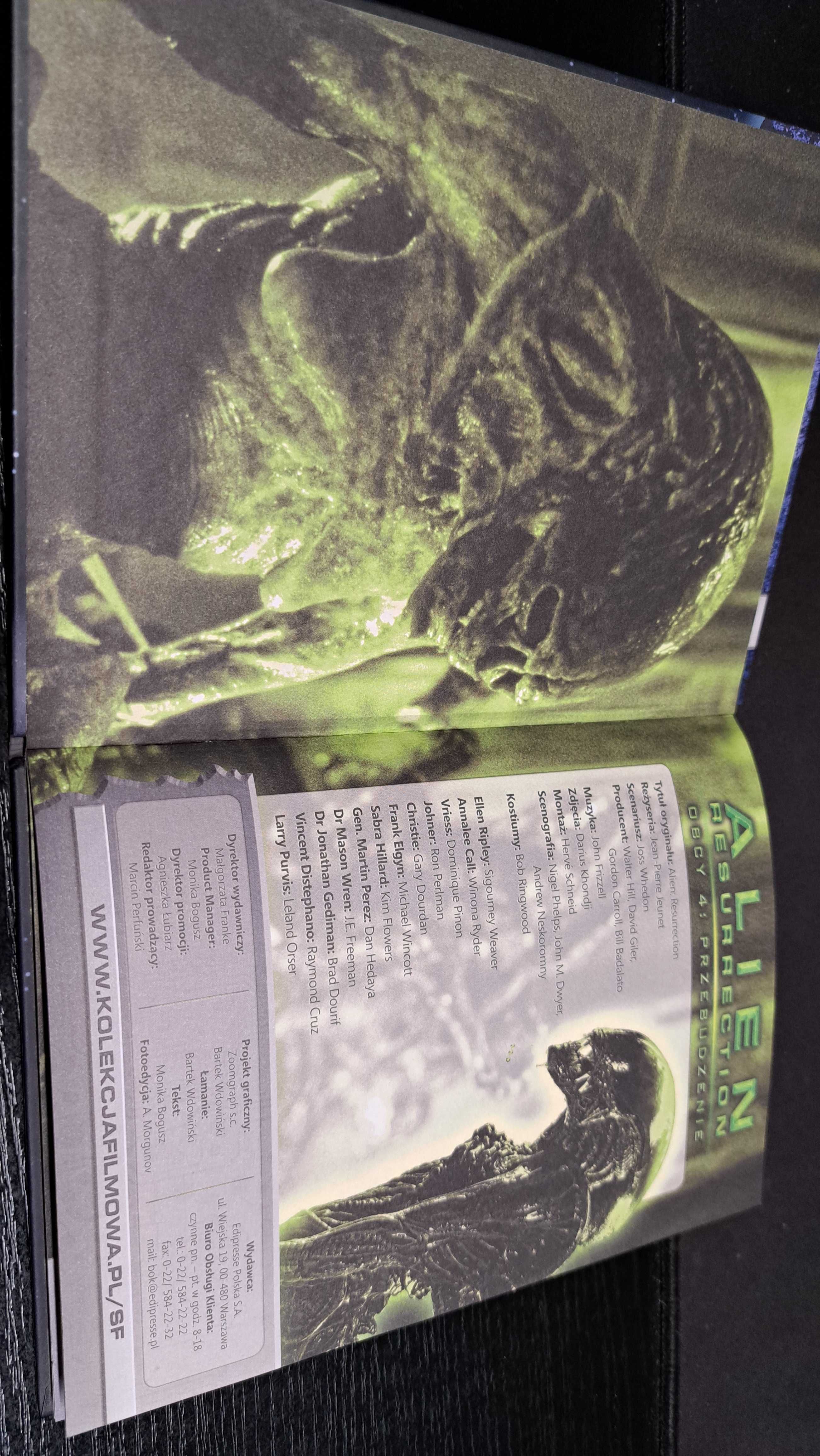 Alien Resurrection - Obcy 4: Przebudzenie, film DVD z książeczką