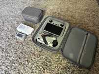 DJI Mini 3 PRO, kontoler RC, dodatkowa bateria, 2xcase