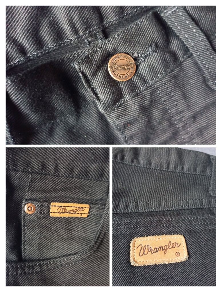 Wrangler jeans W32 L30 texas czarne