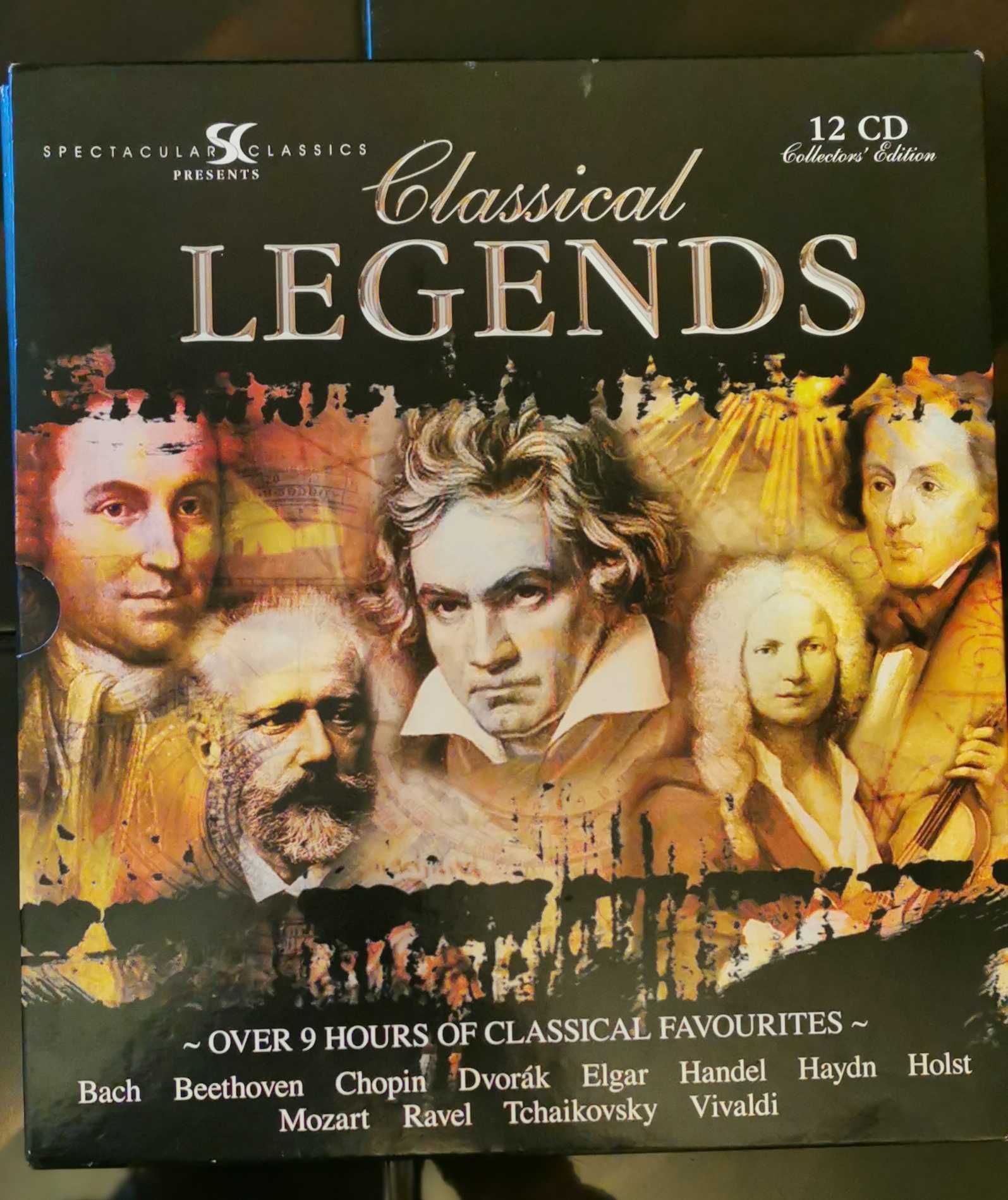 "Classical Legends" - album z zestawem 12 płyt CD: muzyka klasyczna.