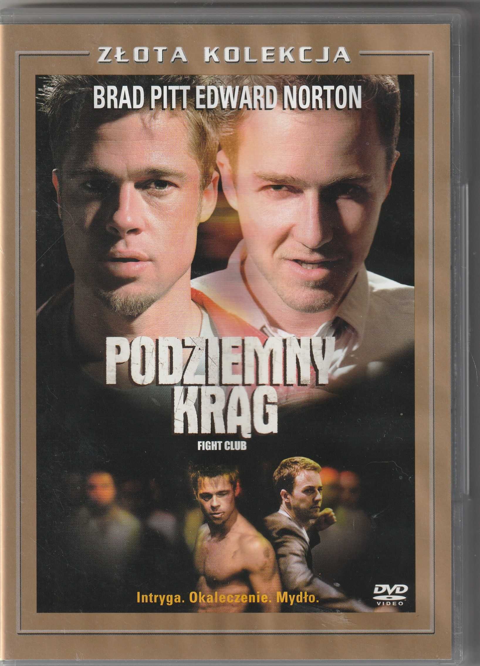 Podziemny krąg Brad Pitt Edward Norton DVD