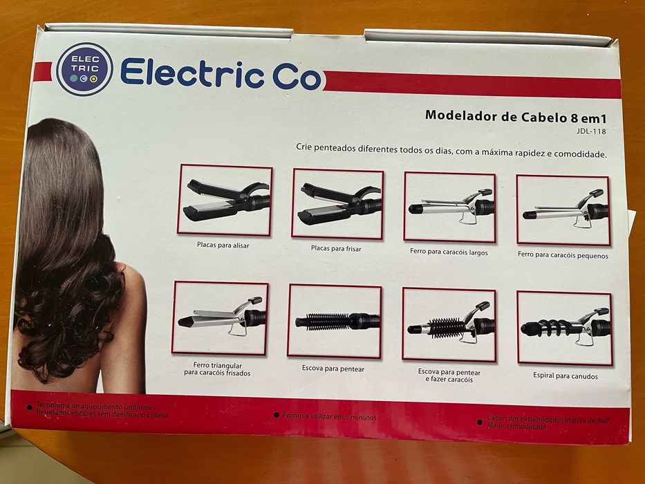 Modelador de cabelo 8 em 1