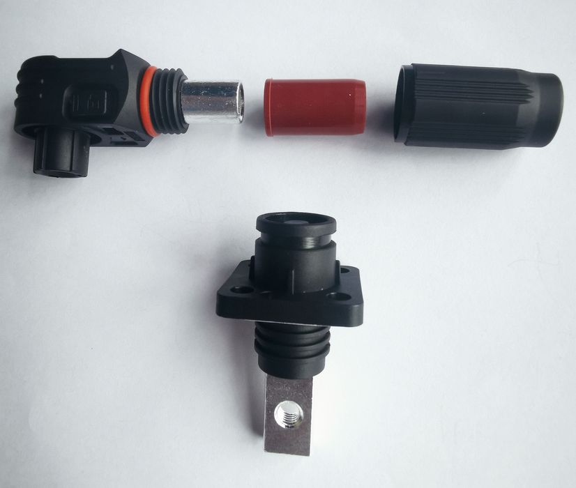 Роз'єм силовий для АКБ CN06, CN08-SW, 120A, 200A комплект