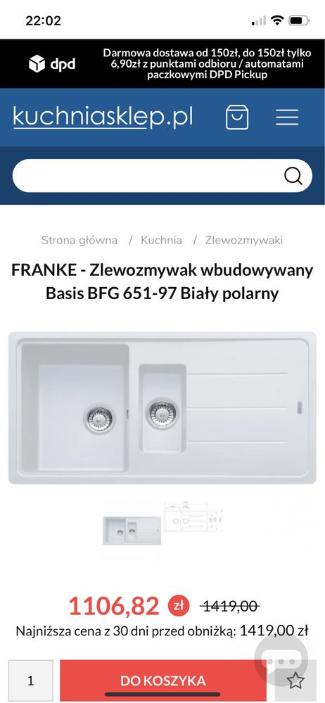 Zlewozmywak FRANKE