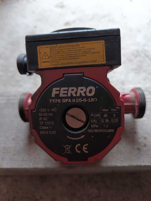 pompa obiegowa ferro