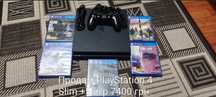 PS 4 Slim 1 tb +5 игр