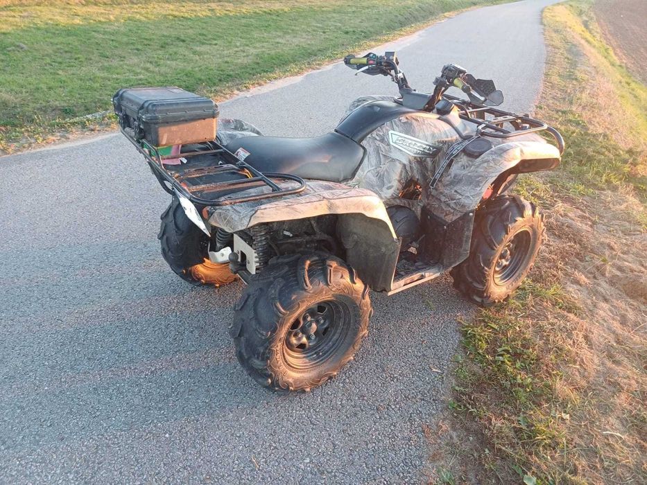 Yamaha Grizzly 700 zarejestrowany traktor 4x4 pług