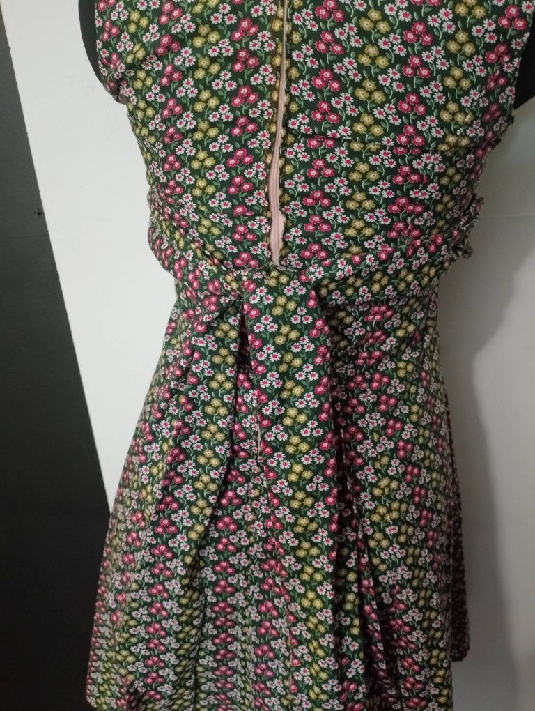 Sukienka bawełniana vintage