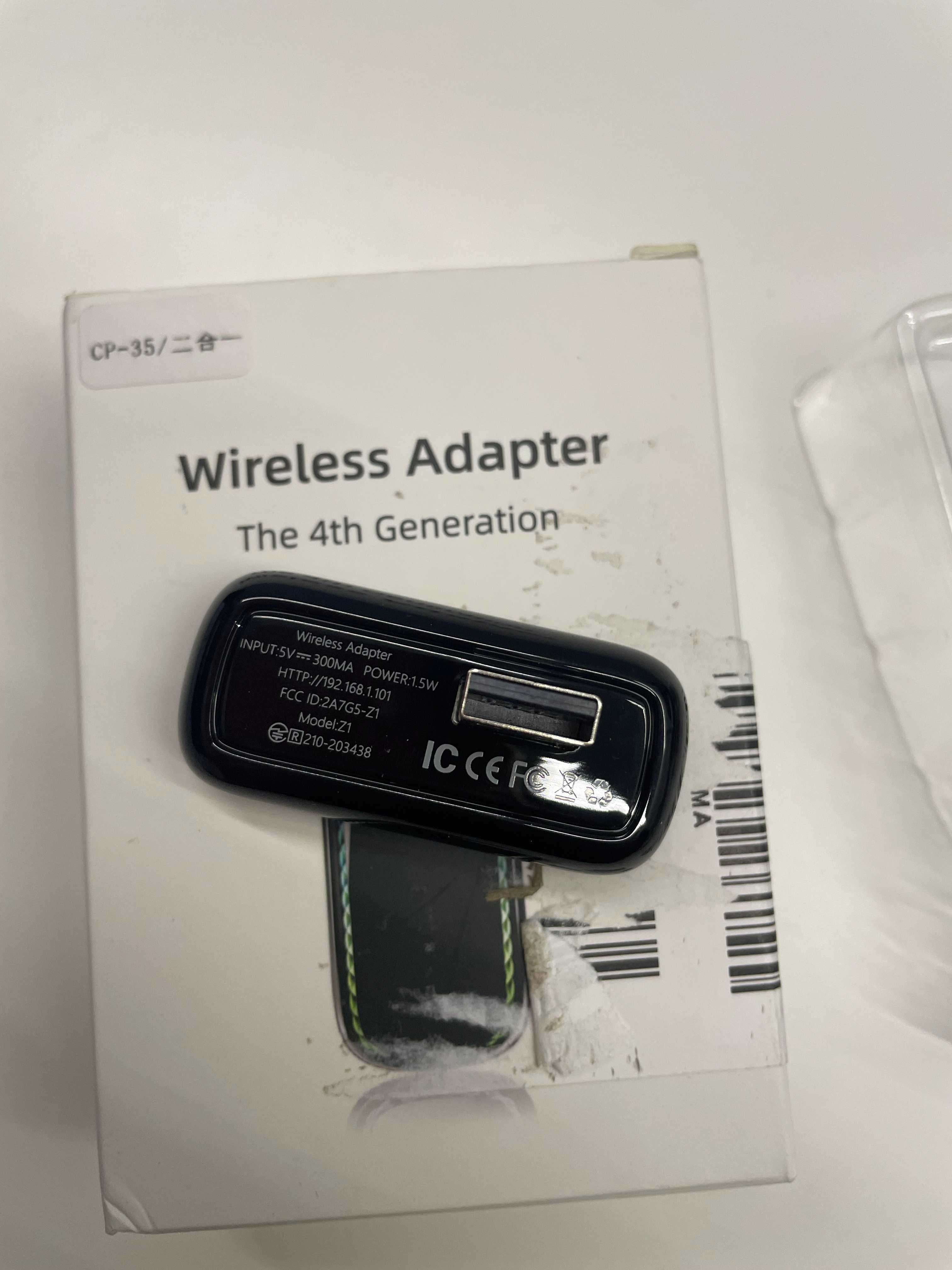 Wireless HDMI Adapter Z1–Miracast,AirPlay, DLNA–obraz z telefonu na TV