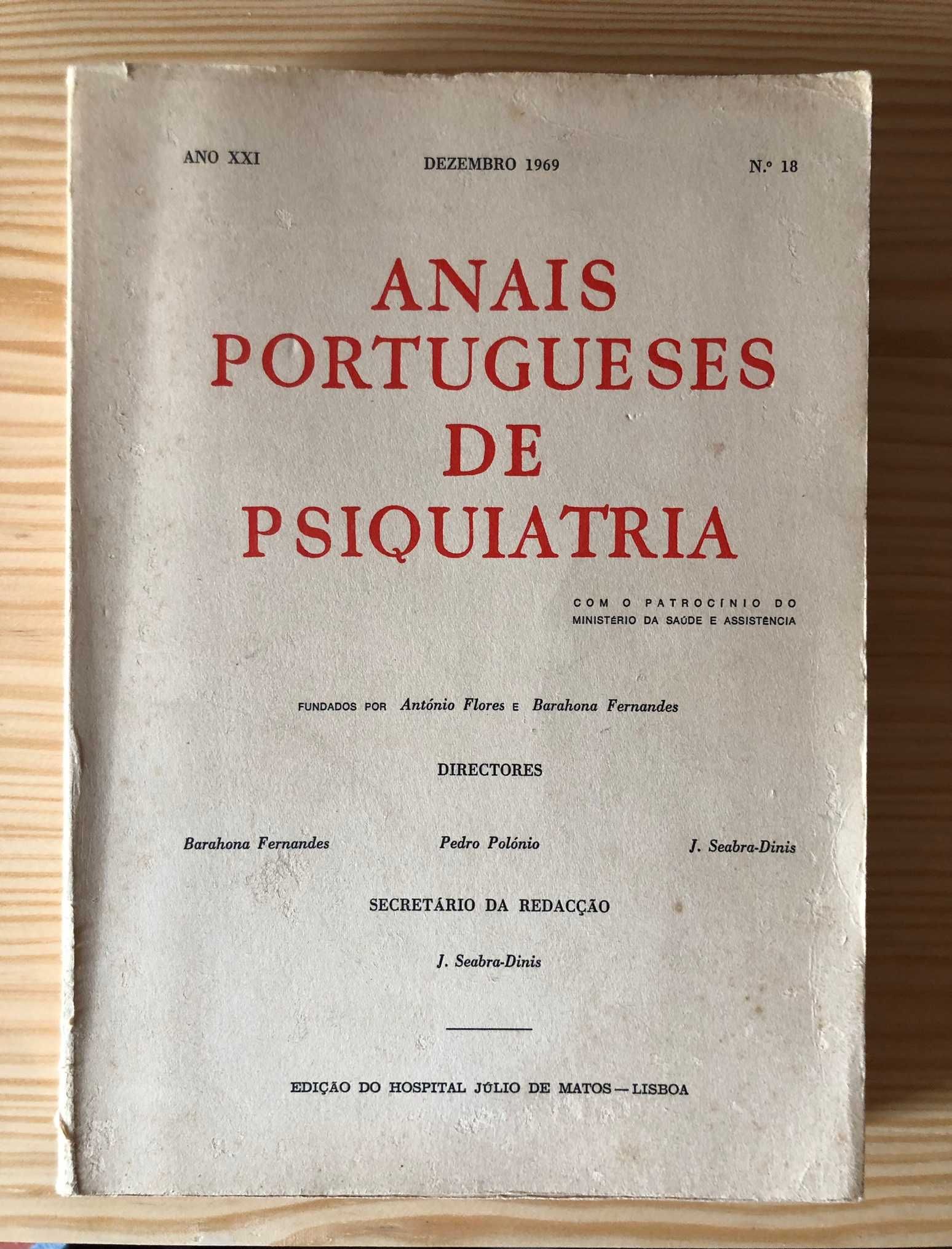 Anais Portugueses de Psiquiatria nº 18 - Ano XXI