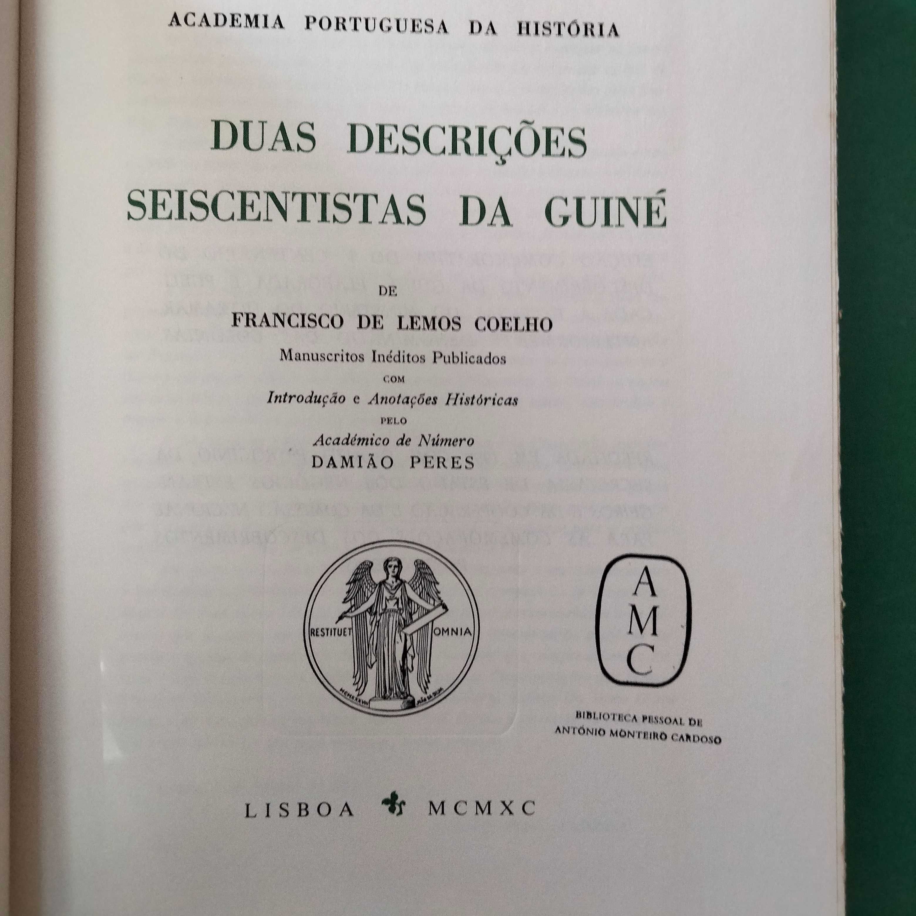 Duas Descrições Seiscentistas da Guiné - Francisco de Lemos Coelho