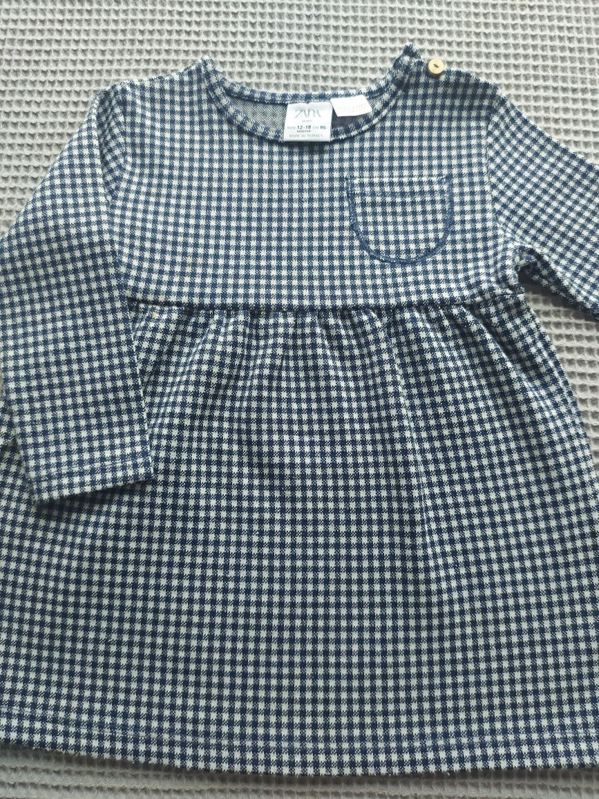 Zestaw 2 sukienek zara rozm. 87