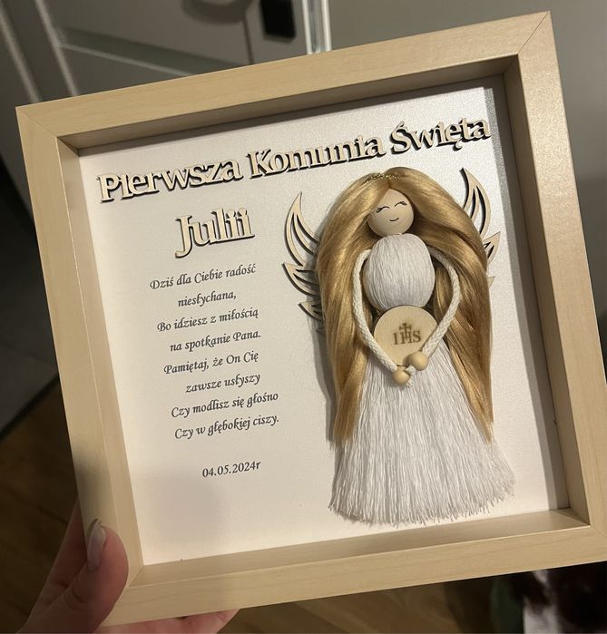 Pamiątka Pierwszej Komunii Świętej ramka