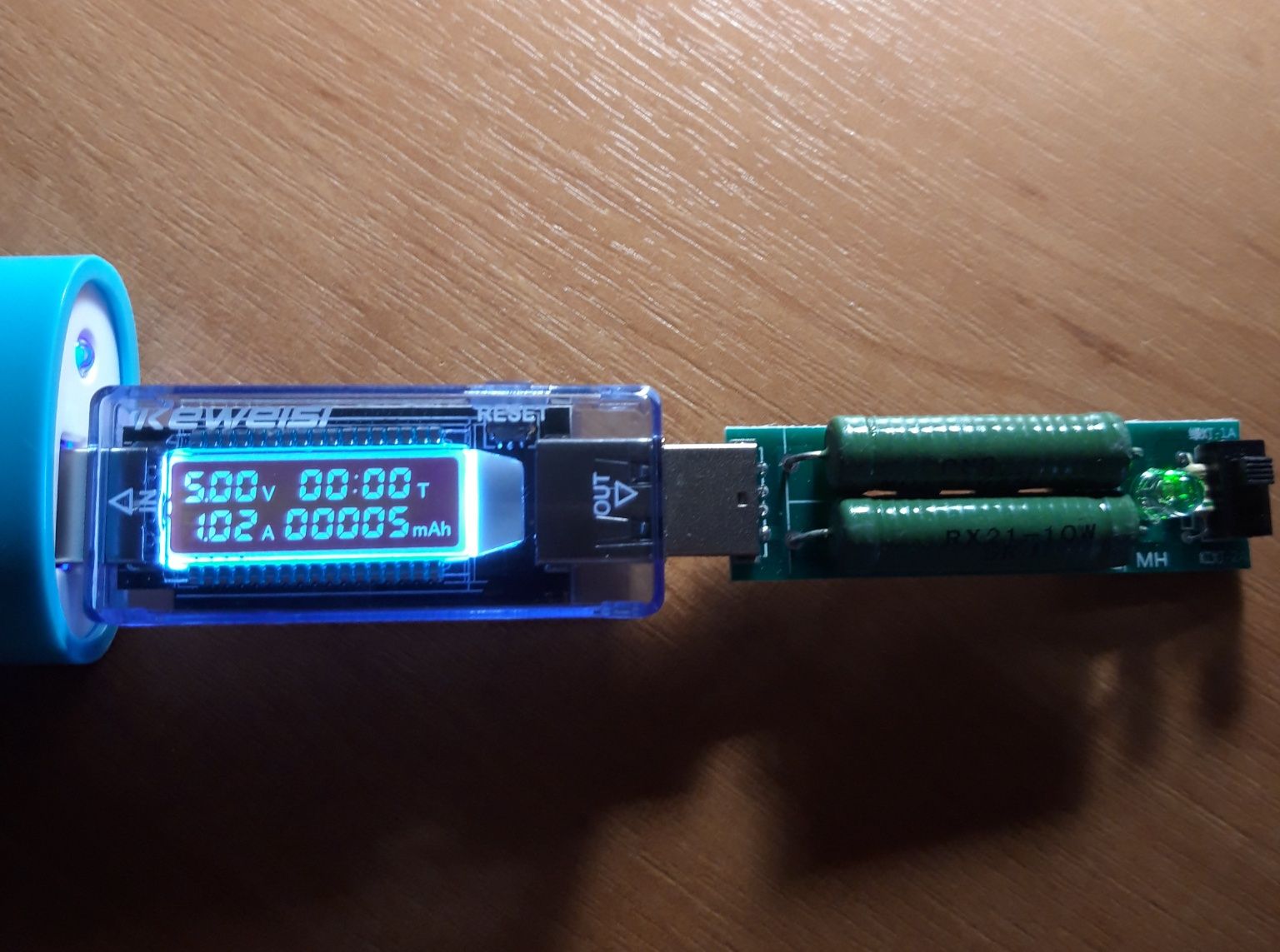Нагрузочный резистор USB 1А/2А