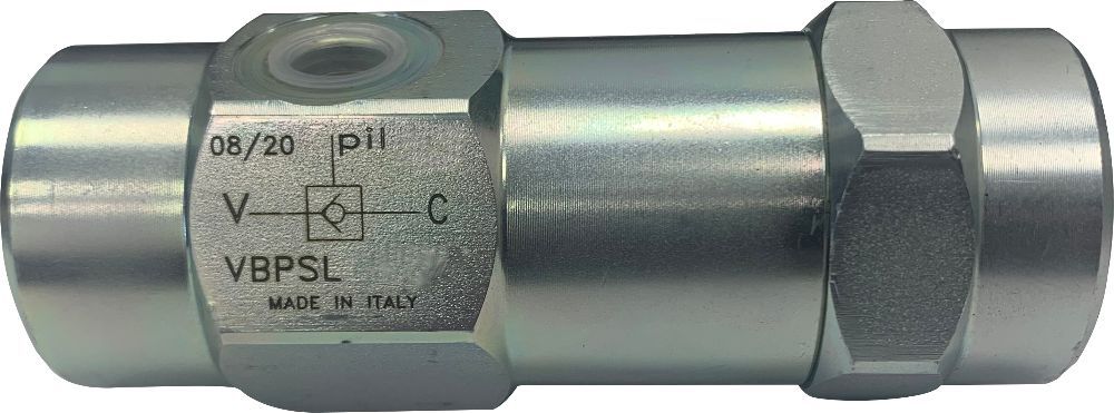 Zawór hydrauliczny ZWROTNY ZAMEK sterowany z pilotem VBPSL 1/4" [0330]