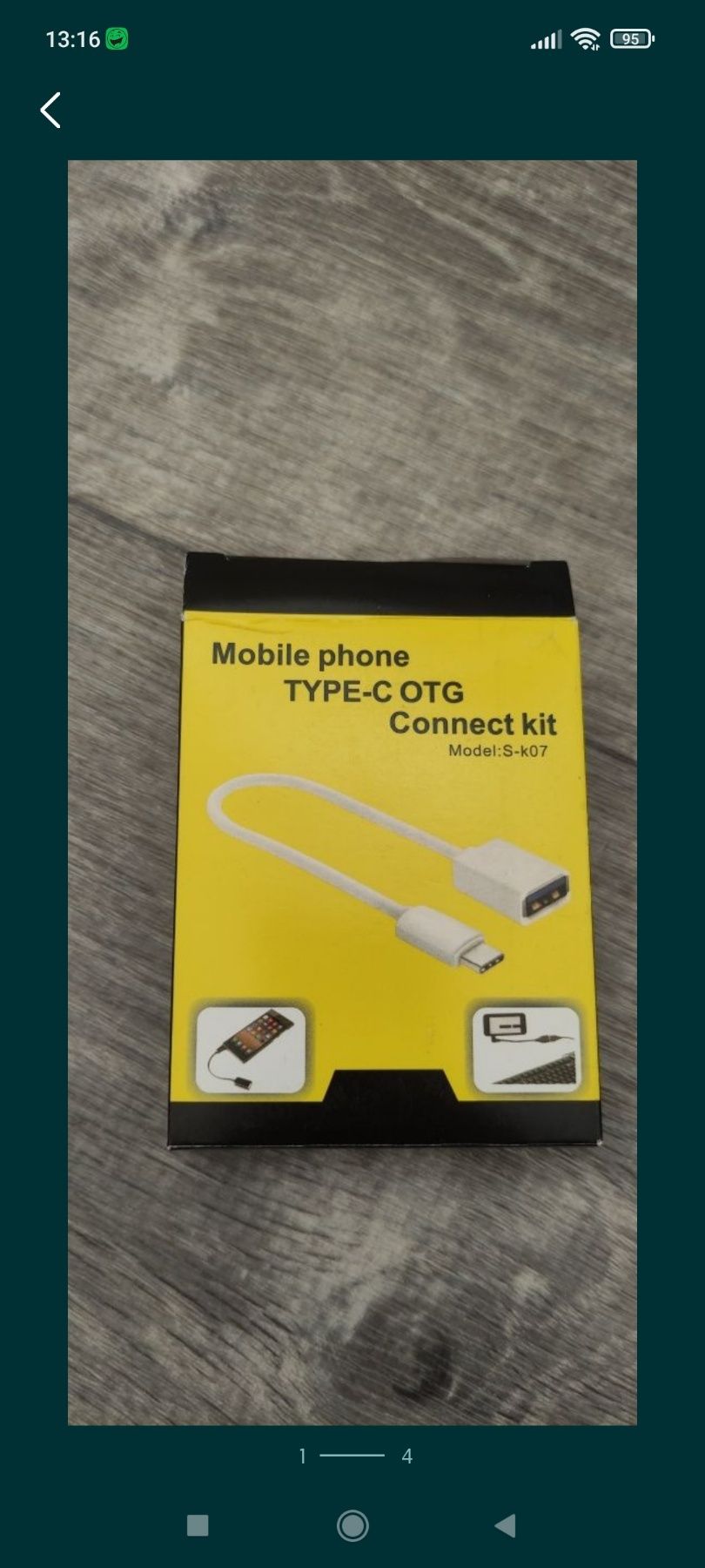 Переходник OTG USB-TYPE-C для телефонов,планшетов