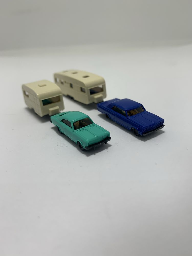 Carros com caravanas Wiking escala N 1:160