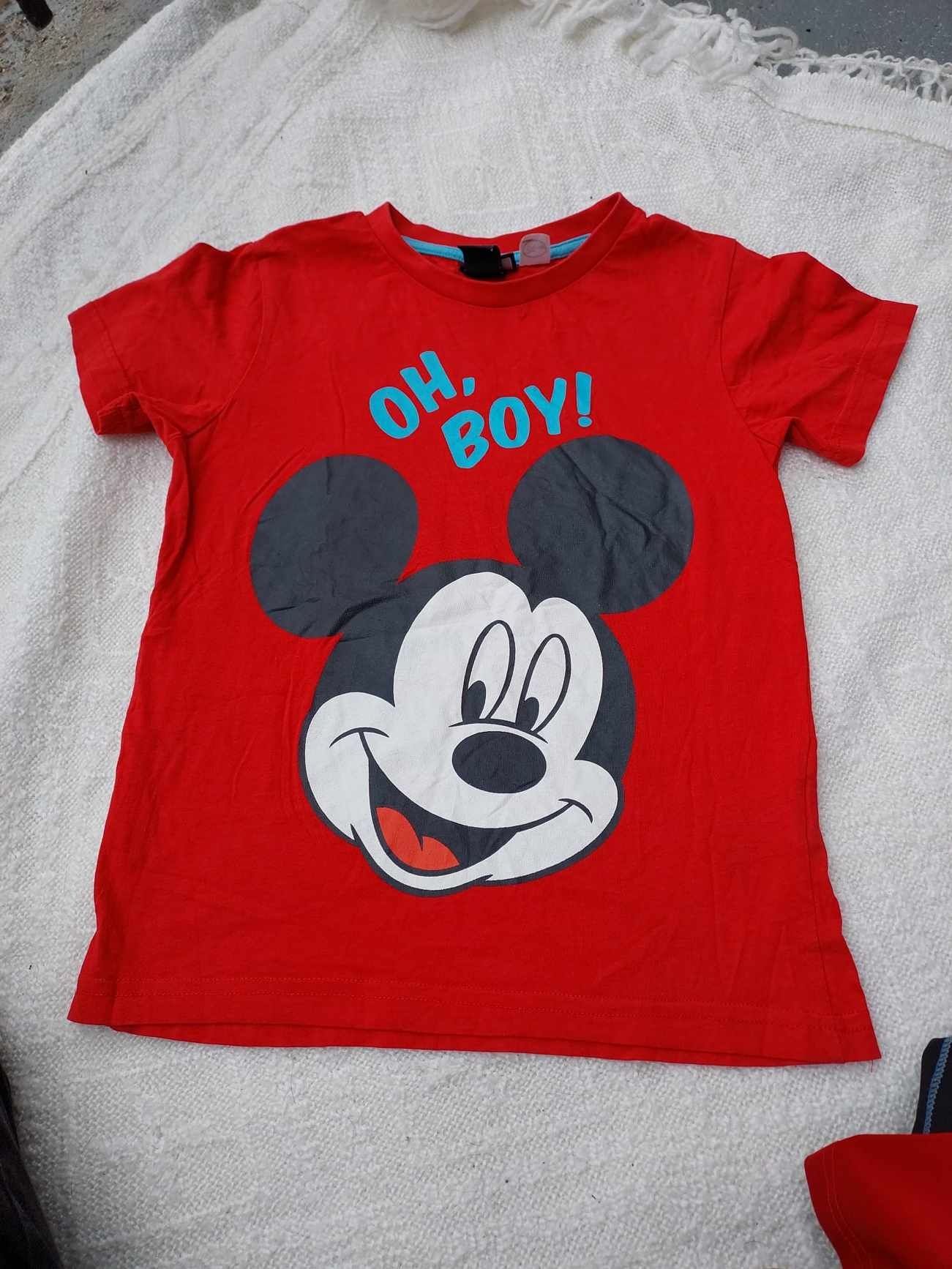 T-shirt, koszulka myszka Miki Mickey 122/128 h&m