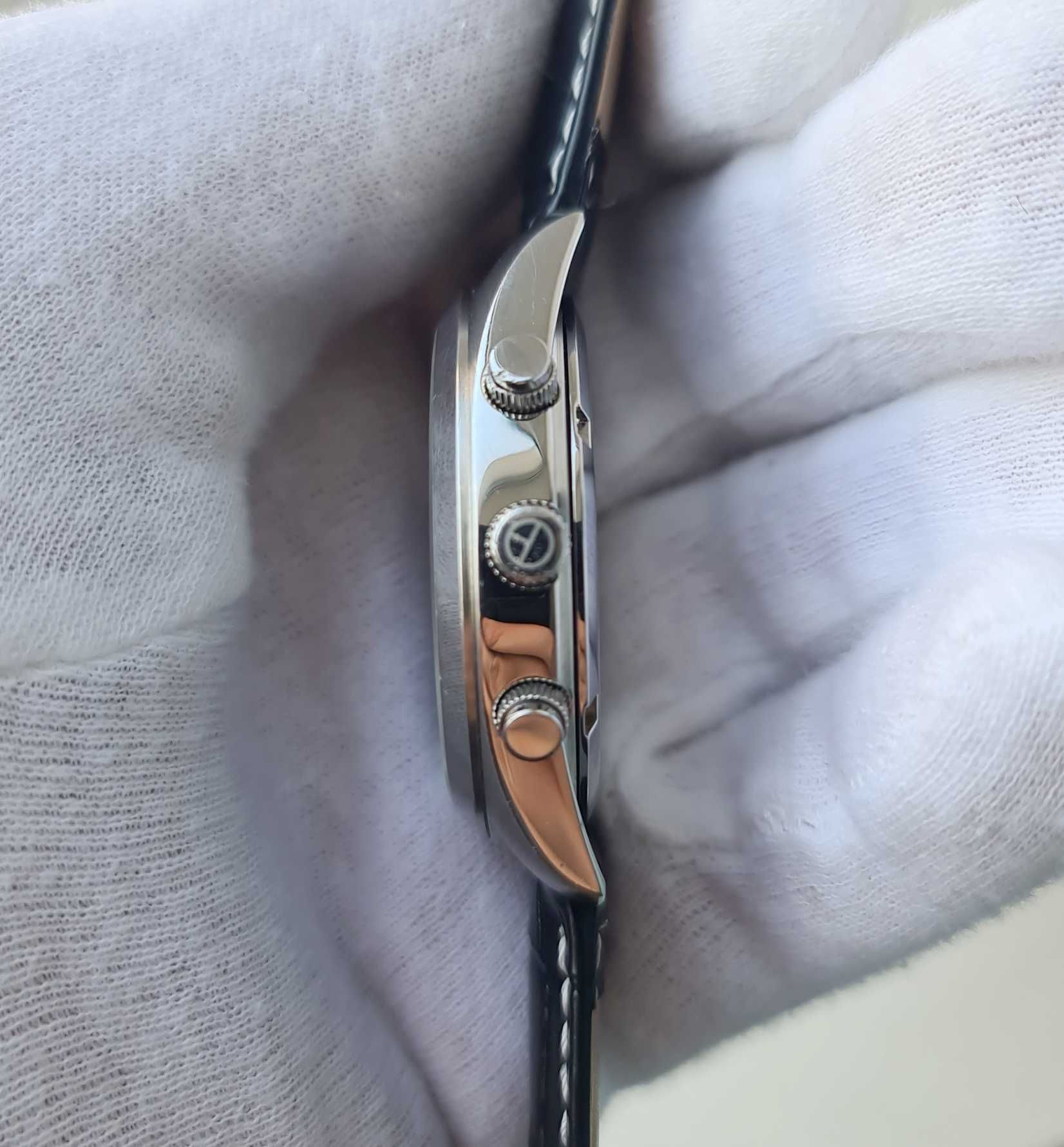 Чоловічий годинник Claude Bernard 10246 3 nin Chronograph 42mm Swiss